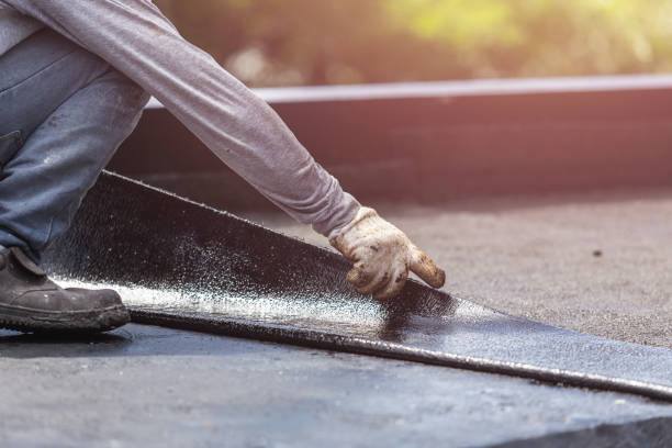 Professional Emergency Waterproofing technician working in Hebron, MD